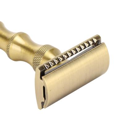 Double Edge Manual Safety Razor for Men | Portable Beard Trimming Tool for Home & Travel - Buy Online on GoSupps.com