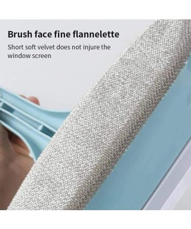TEAFIRST Multifunctional Glass Cleaner Screen Brush Double Sided Window Cleaning Tool (Blue - Small) - Buy Online on GoSupps.com