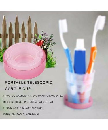 Portable Stainless Steel Collapsible Cup with Keychain - 240ML | BPA-Free Silicone | Ideal for Travel, Hiking, Camping, Picnic - Water Coffee Tea Snacks - Buy Online on GoSupps.com