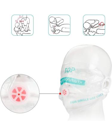 HomeAlexa Ventilation Mask 30 Pack with Check Valve CPR Mask Keychain Set in Black Red & Blue | International Shipping Available - Buy Online on GoSupps.com