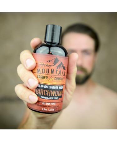Rocky Mountain Birchwood All-In-One Body Wash & Shampoo - 8 oz - Buy Online on GoSupps.com