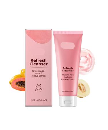 Refreshing Facial Cleanser - Gentle Cleanse Balance & Nourish Skin Minimize Pores Non-Greasy Moisturizing Face Wash(2PCS)