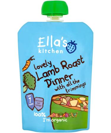 Ella's Kitchen Organic Lamb Roast Dinner with Trimmings 130g