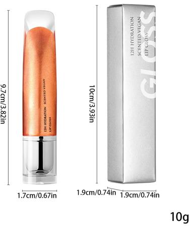 Lip Tint 10g Plumping Moisturizing Lipstick Mirror Effect Gloss - For Women and Girls Makeup and Beauty Daily Use Evening Party Travel - Buy Online on GoSupps.com