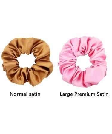 Chloven 20 Color Satin Hair Scrunchies - Elastic Ponytail Holders for Women and Girls - Buy Online on GoSupps.com
