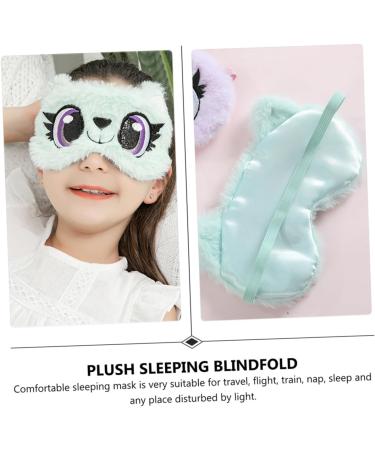 Homoyoyo Cache- il De Sommeil Peluche Portable Masque Pour Dormir Avec Grands Yeux Amusants Protection Pour Yeux Vert - Buy Online on GoSupps.com