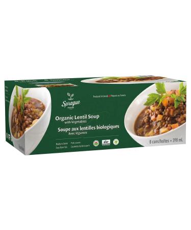 Organic Sprague Lentil and Vegetable Soup 8 X 398 ml