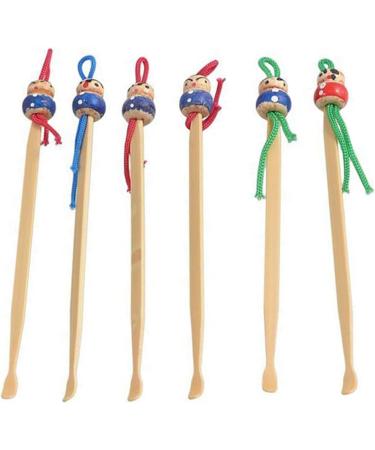 Nicfaky 36 Pcs Doll Top Bamboo Ear Spoon Earpick Curette Tool - Buy Online on GoSupps.com