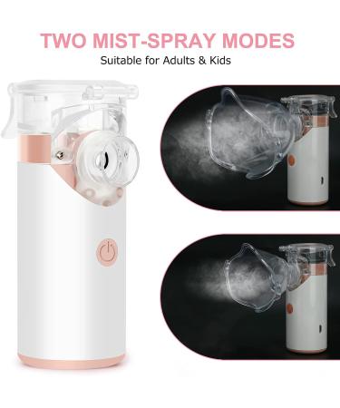 Portable Rechargeable Nebulizer - Handheld Cool Mist Machine for Adults & Kids - Indoor/Outdoor Use - Two Working Modes - Buy Online on GoSupps.com