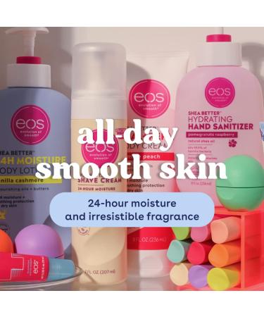 Eos Shea Better Body Cream - Vanilla Cashmere 8 oz | Natural Skin Care with 24 Hour Hydration - Buy Online on GoSupps.com