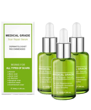 Goopgen Advanced Scar Repair Serum Scar Removal Medical Grade Spray Goopgen Medical Grade Scar Repair Serum Nature Scar Treatment Serum Scar Cream for Surgical Scars for All Types of Scars (3pcs)