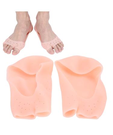 2 Pack Moisturizing Gel Socks Silicone Elastic Sleeve Socks for Dry Cracked Heels Foot Care