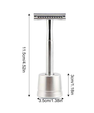 Premium Double-Edged Safety Razors for Men | Solid Metal Silver Razors for a Perfect Shave - Buy Online on GoSupps.com