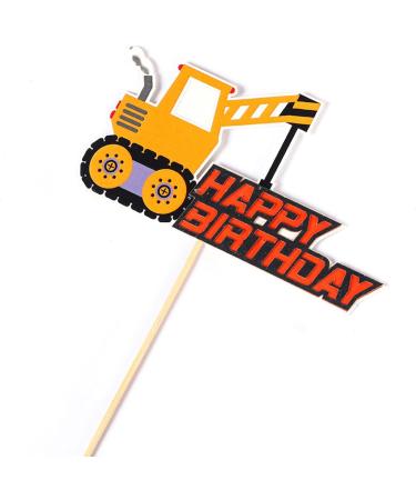 Personalised Cake Toppers Cake Decorations Cake Toppers for Kids Engineering Vehicle Car Cake Decorations Birthday Party Dessert Baking Decor Supplie (Color : C) (Color : E) (Color : C) - Buy Online on GoSupps.com