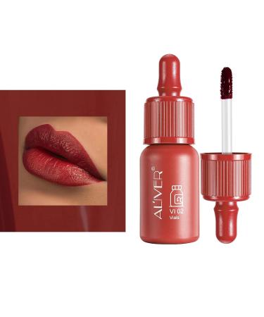 FRDUGA Lip Stains Set - 6 Mini Matte Liquid Lip Gloss Baby Bottles | Long-Lasting & Waterproof | Festival Gift for Women & Girls - Buy Online on GoSupps.com