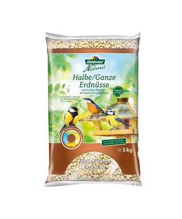 Dehner Natura wild bird food half/whole peanuts 5 kg half/whole peanuts 5 kg (1 pack)