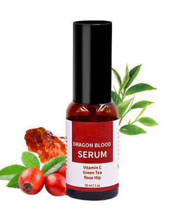 Dragons Blood Face Serum Vitamin C Serum Dragon Blood Facial Cream Anti Aging Serum for Face Face Moisturizer for Women Hyaluronic Acid Fade Fine Lines Antioxidant & Healing Firming Hydrate Skin