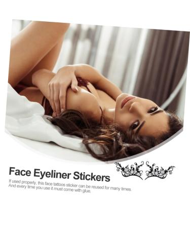 MERRYHAPY 5 Pairs Lace Eye Stickers | Eyeliner Decals & Makeup Stickers for Stunning Eyes | International Shipping Available - Buy Online on GoSupps.com