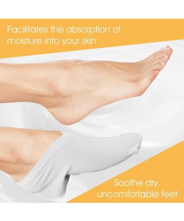 WLLHYF 3 Pairs Moisturizing Socks for Dry Feet - Overnight Spa Socks for Women - Lotion Infused Moisture Enhancing Socks - Buy Online on GoSupps.com