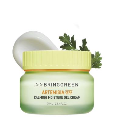 BRING GREEN Artemisia Cera Calming Moisture Gel Cream | Vegan Glass Skin Daily Skincare for Intense Moisturization for Dry Oily skin Calming Sensitive Skin Irritated Skin 2.53 Fl. Oz.