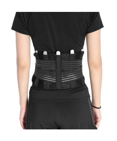 Back Support Lumbar Belt | Relief for Low Back Pain & Injury Prevention | Adjustable & Breathable Mesh Panels (L - Buy Online on GoSupps.com