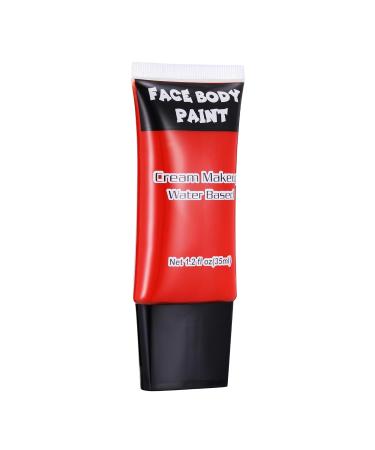 Devil Red Face Paint - Professional Water-Based Body Paint Kit for Halloween Cosplay & SFX Makeup - Buy Online on GoSupps.com