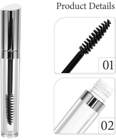 NOLITOY Mascara Tube Plastic Mascara Bottle Mascara Dispenser Clear Mascara Bottles DIY Mascara Bottle Eyelash Dispensers Lash Tubes Eyelash Cream Bottle Women Refillable Mascara Bottle - Buy Online on GoSupps.com