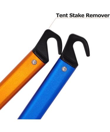 Hikemax Lightweight Camping Hammer with Tent Stake Remover - 13oz Aluminum Hammer in Blue - Buy Online on GoSupps.com