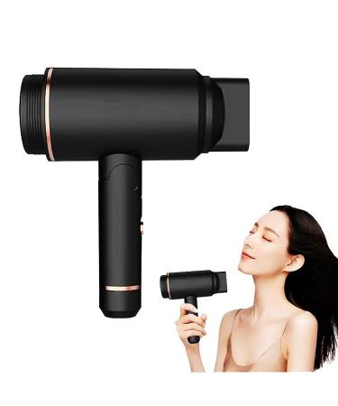 WTTTTW Foldable Rechargeable Hair Dryer Cordless Hair Dryer w/Hot & Cold Air Portable Travel Hairdryer w/Magnetic Nozzle 5000mAh Handheld Cordless Blow Dryer Salon Styling Tool