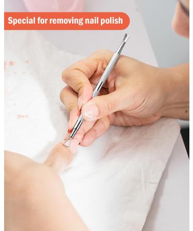 Bezox Nail Shaver & Polish Scraper - Professional 2-in-1 Double-Sided Nail Slide & Stainless Steel Sub-Nail Cleaner - Buy Online on GoSupps.com