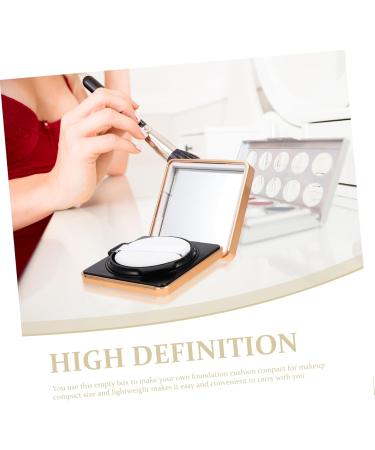 Box of 5 Empty Cardboard Foundation Cream Container Devil Horns Powder Box for Travel Container for Makeup Powder Outdoor Container Liquid Foundation Powder Puff ABS - Buy Online on GoSupps.com