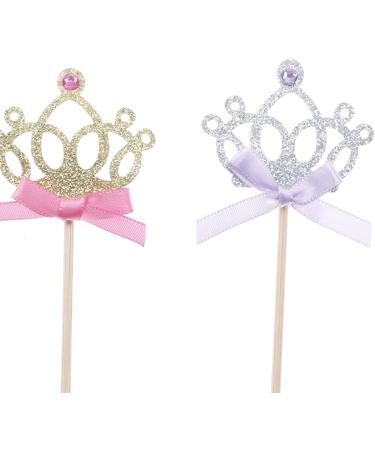 Personalised Cake Toppers Cake Decorations 10pcs/lot Birthday Cake Decorations for Girl Party Cupcake Decoration Supplies Princess Crown Cake Toppers (Color : 10pcs as Pic) (Color : 10pcs as Pic) (Co - Buy Online on GoSupps.com