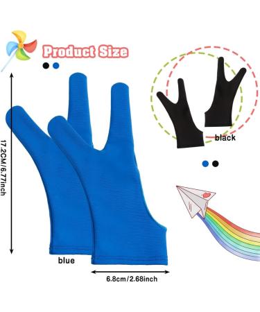 Kids Thumb Sucking & Nail Biting Stopper Gloves - Ages 8-14 (Black/Blue) 2 Pair - Buy Online on GoSupps.com