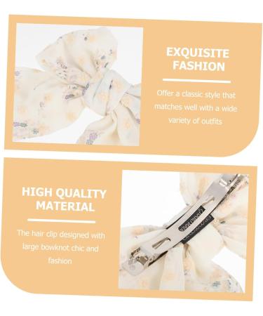 Beavorty 1 Set hair accessories Bands Scrunchies Soft Elastic bowknot scrunchies hair ties satin hair wrap Elastics Ponytail Holder Hair Bows Alligator Clips Hairpin girl curly Mesh - Buy Online on GoSupps.com