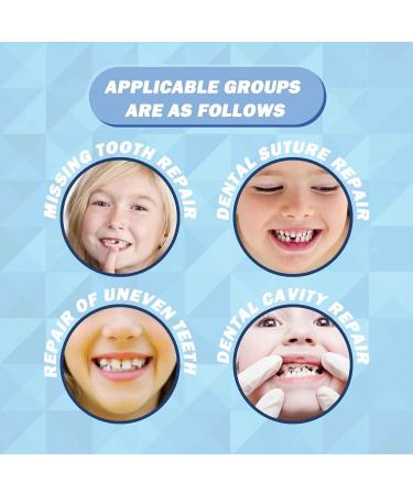 Provisional Denture Kit - Formable Tooth Repair Set for Missing Teeth | 3PCs Prosthesis Dental Care Tools - Buy Online on GoSupps.com