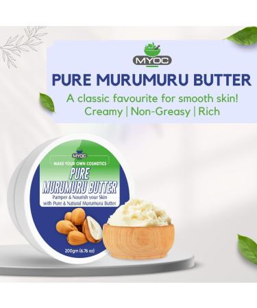 Murumuru Butter | Kosmetische Qualit t | Reich an Laurins ure f r seidiges Haar und hydratisierte Haut | Ideal f r Balsame Butter Seifen und Haarmasken 200 g / 7 05 oz - Buy Online on GoSupps.com