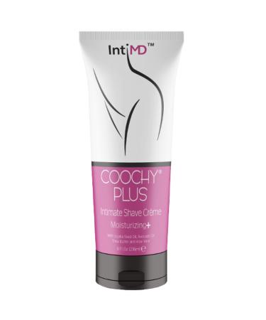 IntiMD COOCHY PLUS Intimate Shave Cream Gel Rash-Free With MOISTURIZING+ 8oz Squeeze Bottle