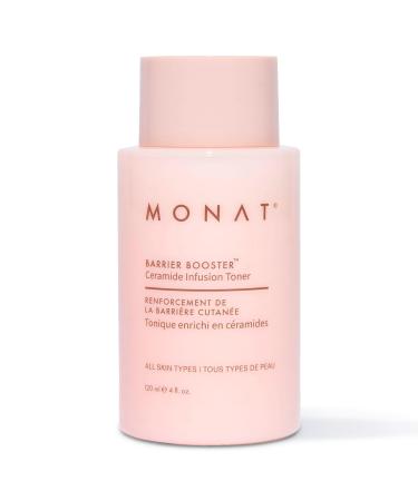 MONAT Barrier Booster Ceramide Infusion Toner Hydrating, Fragrance-Free Milky Liquid for Stronger Skin Barrier, Calms Sensitivity, Preps & Soothes Face for Radiant Complexion 120 ml / 4 fl oz