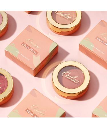 Oulac Rouge Powder Matt Blush - Super-Fine Vegan Formula Gentle Application Ideal for All Skin Types - 4.8g Forever Young - Buy Online on GoSupps.com
