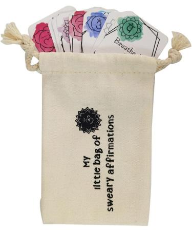 Funny Affirmation Card Gift Set with Storage Bag | Self-Improvement Wear Cards | Fine Processing & No Ridge | Perfect for Meditation - Buy Online on GoSupps.com