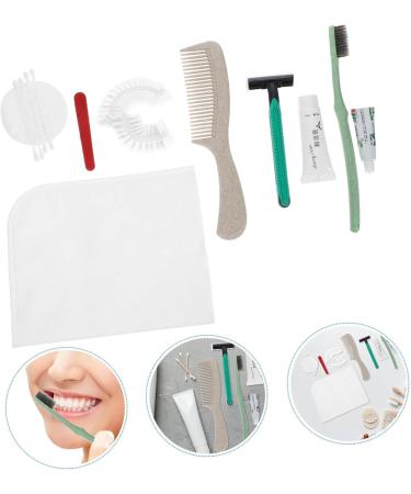 Shop Gleavi Cleaning Set - Disposable Hygiene Kit for Hotels & Travel | Bulk Toothbrush & Toilet Items - Buy Online on GoSupps.com