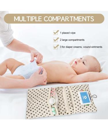 Shop Hioqfr Diaper Bag Organizer - Stylish Small Diaper Bag for On-the-Go Parents | Changing Pouch & Pocket for Diapers | Ideal for Travel - Buy Online on GoSupps.com