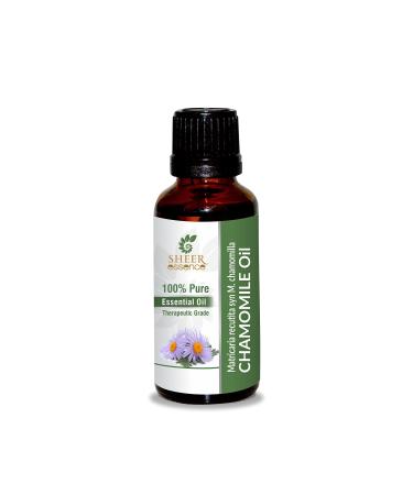 German Chamomile -(Matricaria Chamomilla)- Essential Oil 100% Pure Natural Undiluted Uncut Therapeutic Grade Oil 0.51 Fl.OZ CHAMOMILE OIL 15ML (0.51 Fl.OZ)