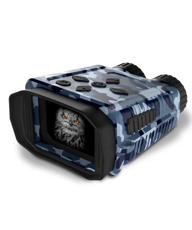 Hojocojo Mini Night Vision Goggles - Exclusive - Rechargeable Infrared Binoculars 2.4" IPS Screen 1312FT Viewing Distance in Dark Tactical Gear for Hunting, Save Photo and Videos, Easy to Use for Men - Buy Online on GoSupps.com
