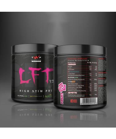 TWP Nutrition Platinum LFT V2 Pre Workout 390g | 30 Servings | High Stim | Fruit Punch Flavor - Buy Online on GoSupps.com