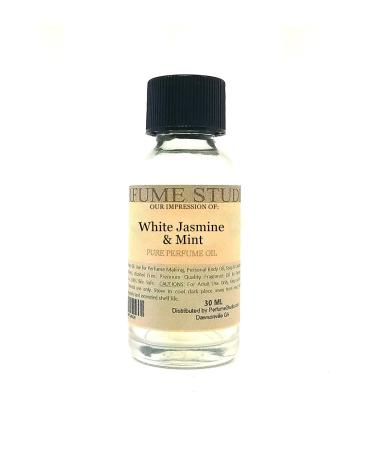 Perfume Studio 100% Pure Fragrance Oil Impression Compatible with: (White Jasmine & Mint 1oz)