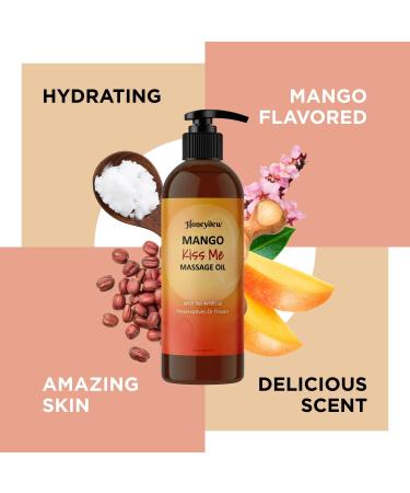 Sensual Mango Scented Couples Massage Oil - Nourishing Body Oil for Her and Him - Romantic Gift Idea - Buy Online on GoSupps.com