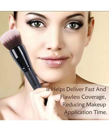 ENERGY Smoothing Face Brush - Premium Vegan Makeup Brush for Liquid Foundation Blusher & Powder Blending - Flawless Kabuki Stippling & Buffing Brush for All Skin Types - Buy Online on GoSupps.com