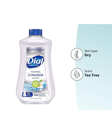 Dial Complete Antibacterial Foaming Hand Wash Refill, Soothing White Tea - 32 fl oz - Buy Online on GoSupps.com