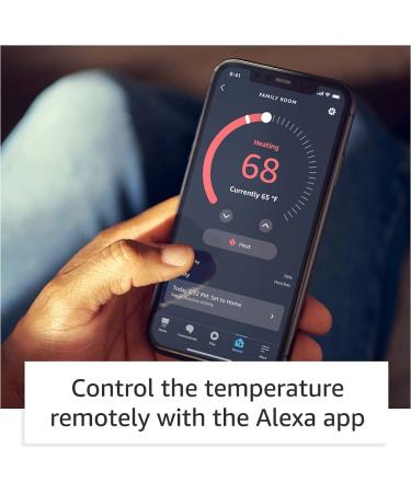 Amazon Smart Thermostat - ENERGY STAR Certified - DIY Install - Works with Alexa - C-Wire Required, No Adapter Needed - Buy Online on GoSupps.com